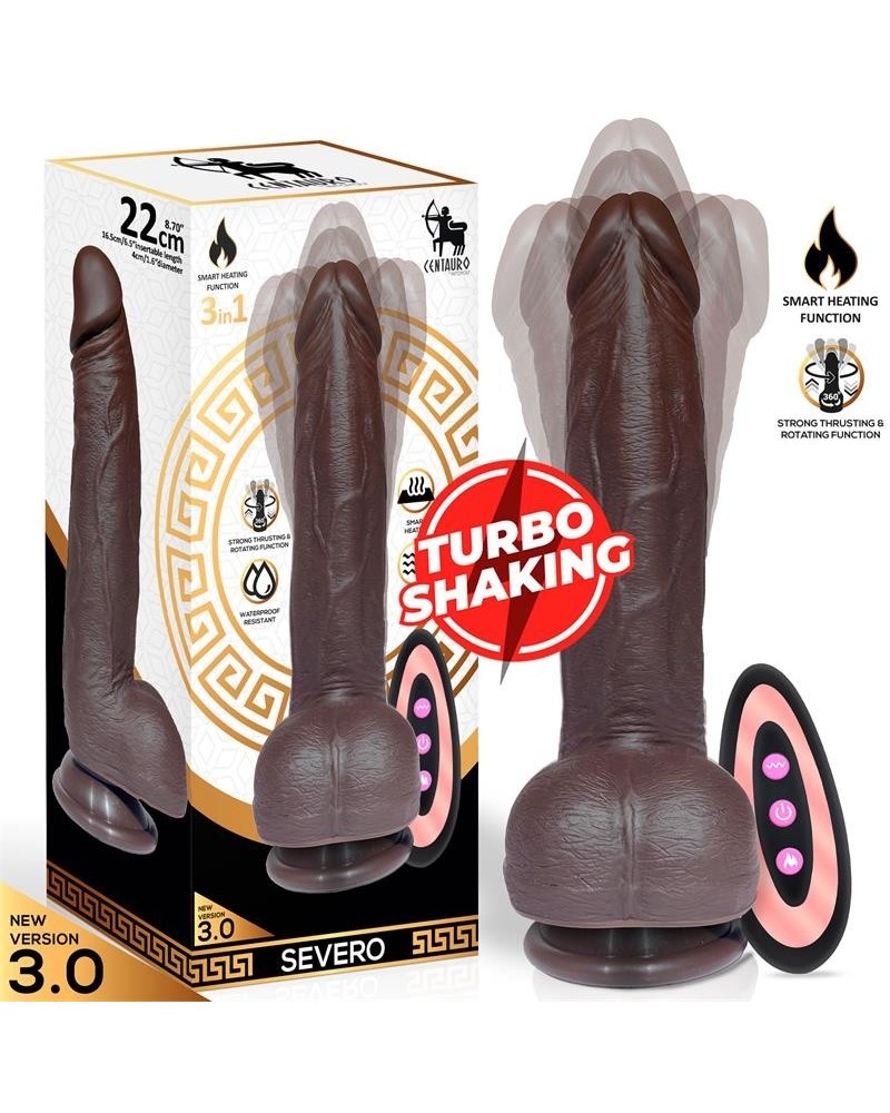 Gode vibrant Va-et-Vient Severo Centauro 18 x 4cm sextoys et accessoires sur La Boutique du Hard