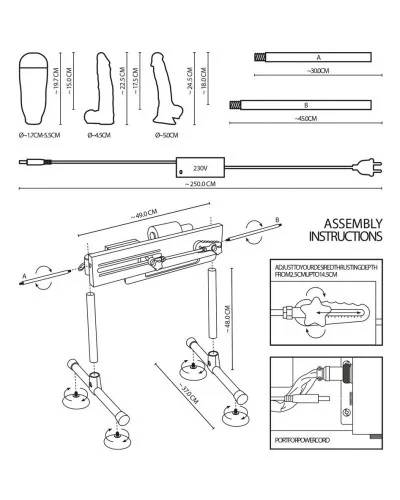 Fuck Machine Double Side The Banger sextoys et accessoires sur La Boutique du Hard