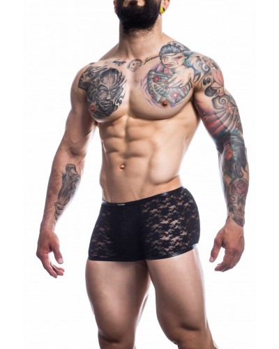 Boxer en dentelle Lace Trunk Noir sextoys et accessoires sur La Boutique du Hard