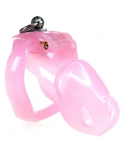 Cage de chasteté Stop This 9 x 3cm Rose sextoys et accessoires sur La Boutique du Hard