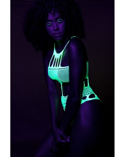 Body à encolure grecque Vert Fluo sextoys et accessoires sur La Boutique du Hard