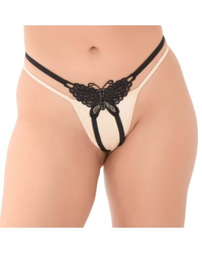 String Papillon Valerie Noir sextoys et accessoires sur La Boutique du Hard