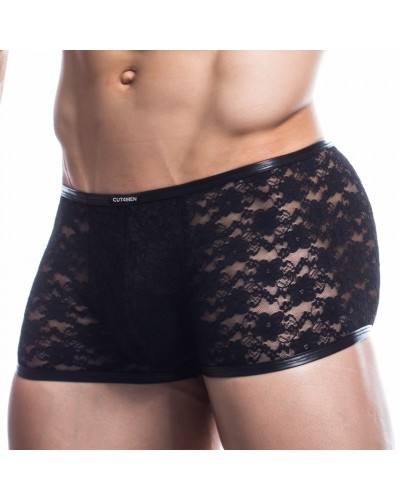 Boxer en dentelle Lace Trunk Noir sextoys et accessoires sur La Boutique du Hard