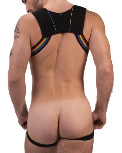 Harnais Jock Pride Infinity Noir sextoys et accessoires sur La Boutique du Hard