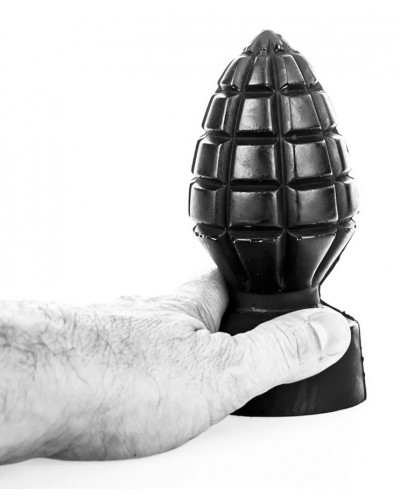 Plug AB33 Grenade All Black 11 x 6.5cm sextoys et accessoires sur La Boutique du Hard