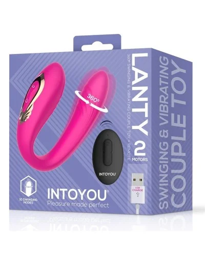 Double Stimulateur Lanty 2 10 x 3cm sextoys et accessoires sur La Boutique du Hard