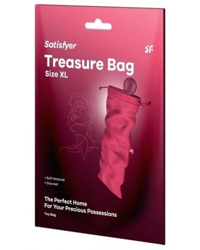 Pochette de Rangement Treasure Bag XL Rose sextoys et accessoires sur La Boutique du Hard