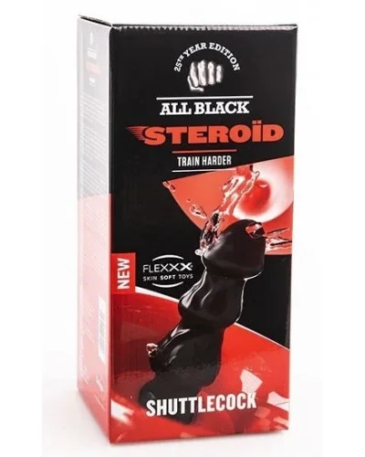 Plug ABS22 Shuttlecock All Black Steroïd 23 x 9cm sextoys et accessoires sur La Boutique du Hard