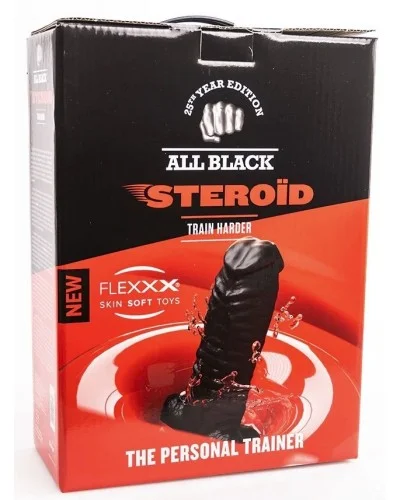 Gode ABS11 The Personal Trainer All Black Steroïd 31 x 15cm sextoys et accessoires sur La Boutique du Hard