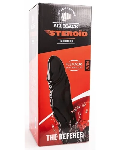 Gode ABS17 The Referee All Black Steroïd 39 x 10.5cm sextoys et accessoires sur La Boutique du Hard