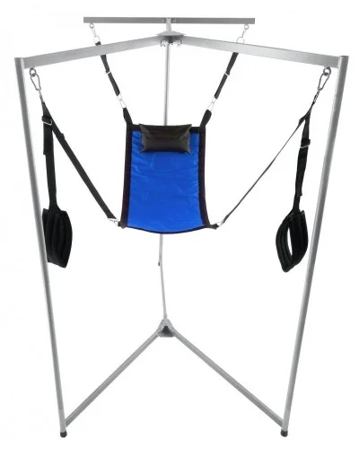 Kit Sling Tissu Rectangle Bleu Armature Grise sextoys et accessoires sur La Boutique du Hard