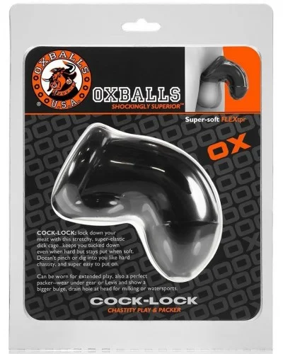 Gaine de pénis Cock Lock 10 x 4cm Noir sextoys et accessoires sur La Boutique du Hard