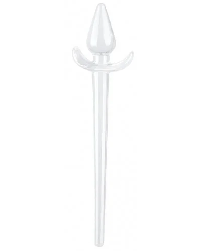 Plug Queue Zoo Tail M 8 x 4 cm - Queue 22 cm Transparente sextoys et accessoires sur La Boutique du Hard