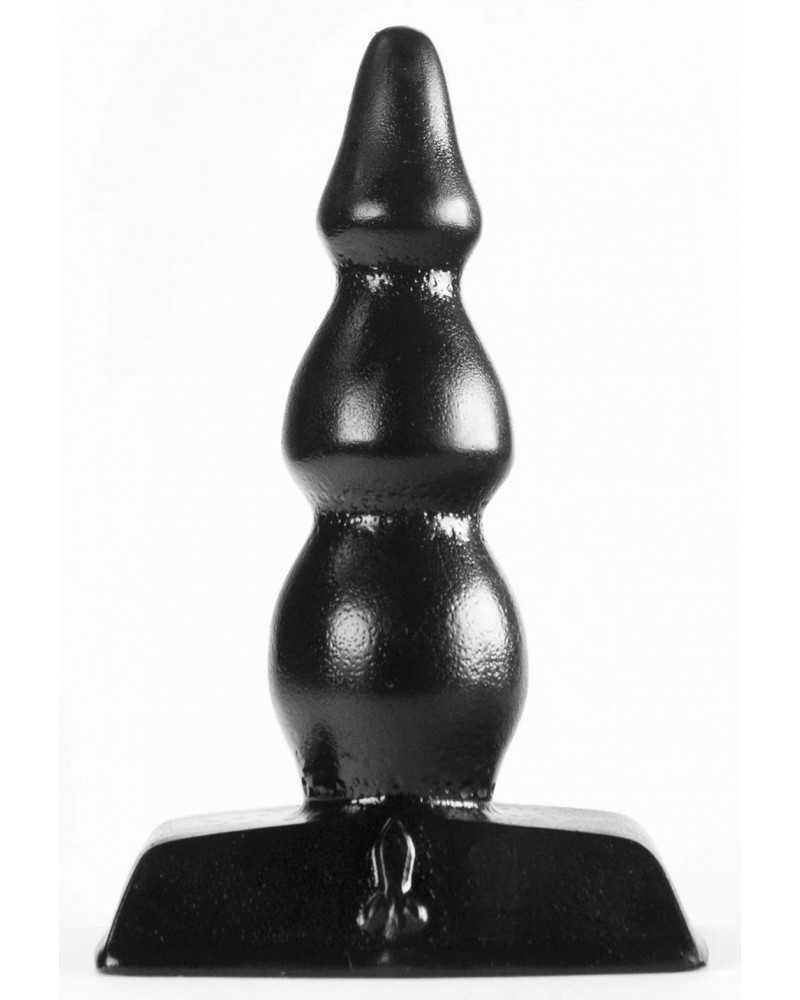 Plug Zizi Ripple 9 x 3 cm Noir sextoys et accessoires sur La Boutique du Hard