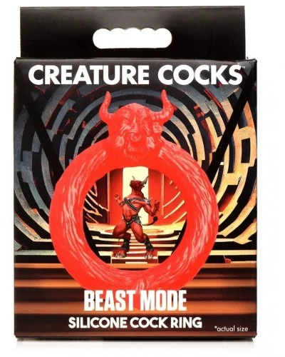 Cockring Beast Mode Rouge sextoys et accessoires sur La Boutique du Hard