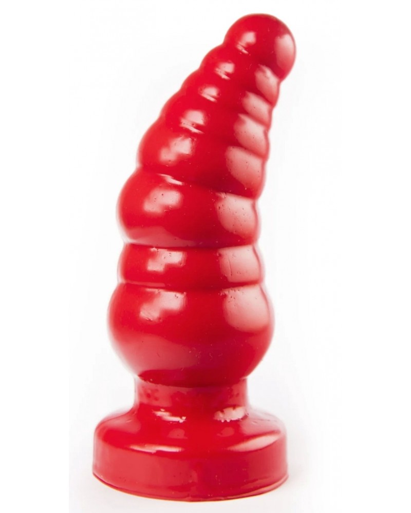 Plug Zizi Curve 13 x 6 cm Rouge sextoys et accessoires sur La Boutique du Hard