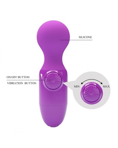 Mini Wand Little Cute Pretty Love 12cm Violet sextoys et accessoires sur La Boutique du Hard