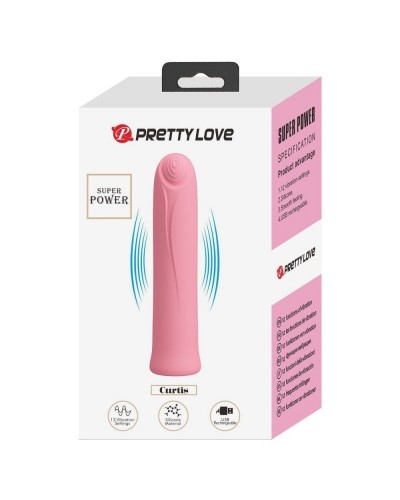 Mini-Vibro Curtis Pretty Love 10 x 2cm Rose sextoys et accessoires sur La Boutique du Hard