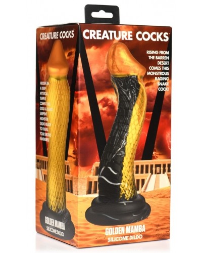 Gode Golden Mamba 20 x 6cm sextoys et accessoires sur La Boutique du Hard