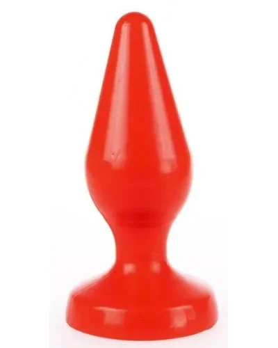 Plug Classic M I Love Butt 13 x 5.3 cm Rouge sextoys et accessoires sur La Boutique du Hard