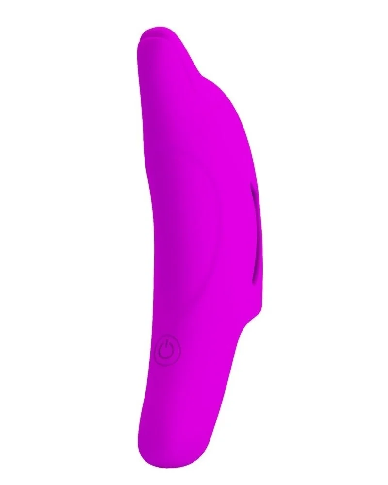 Gaine de Doigt Vibrante Delphini Pretty Love 7 x 3cm Fuchsia sextoys et accessoires sur La Boutique du Hard