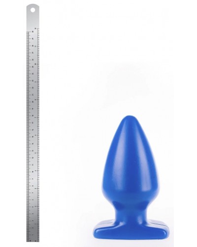 Plug Fat L I Love Butt 15.5 x 9 cm Bleu sextoys et accessoires sur La Boutique du Hard