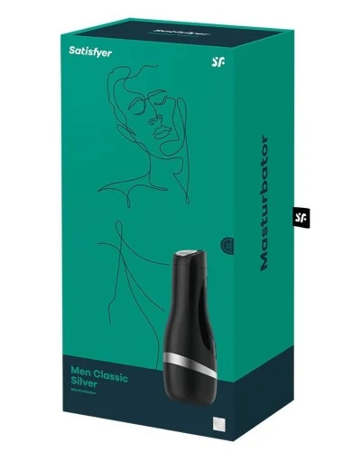 Masturbateur Satisfyer Men Classic Silver pas cher