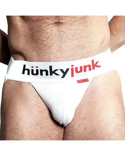 Jockstrap Oxjok Hunker Blanc sextoys et accessoires sur La Boutique du Hard