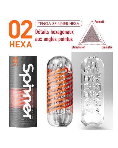 Masturbateur Spinner 02 Hexa pas cher