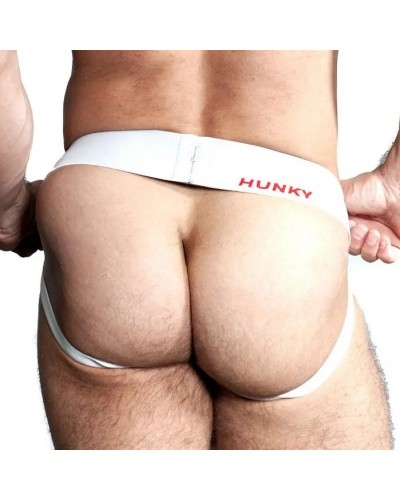 Jockstrap Oxjok Hunker Blanc sextoys et accessoires sur La Boutique du Hard