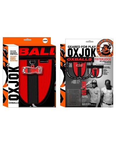 Jockstrap Oxjok Fisterjock Rouge sextoys et accessoires sur La Boutique du Hard