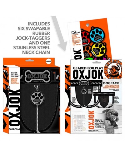 Jockstrap Oxjok Dogpack Noir sextoys et accessoires sur La Boutique du Hard