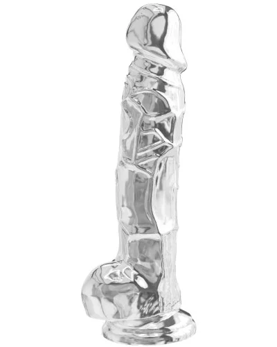 Gode Réaliste Diamond Dick 18 x 4.9cm Transparent sextoys et accessoires sur La Boutique du Hard