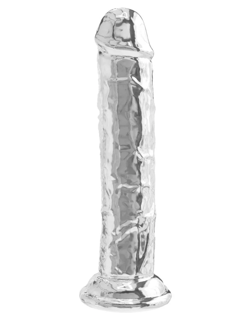 Gode Sans Bourse Diamond Dick 20 x 4cm Transparent sextoys et accessoires sur La Boutique du Hard