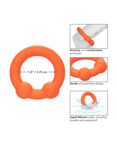 Cockring Alpha Dual Ball 37mm Orange sextoys et accessoires sur La Boutique du Hard