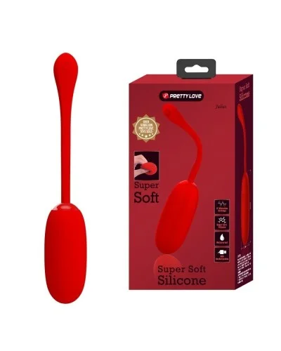 Oeuf Vibrant Julius Rouge 8 x 3.2cm sextoys et accessoires sur La Boutique du Hard