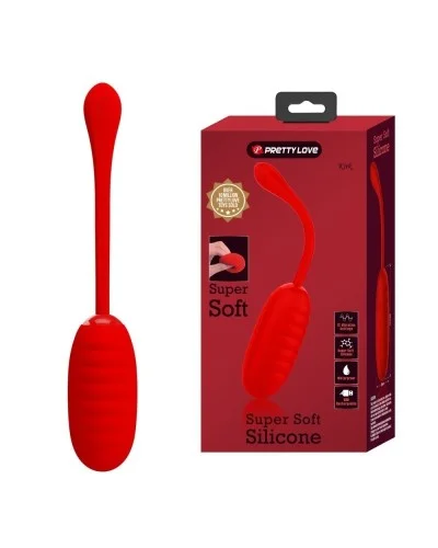 Oeuf Vibrant Kirk 8 x 3.5cm Rouge sextoys et accessoires sur La Boutique du Hard