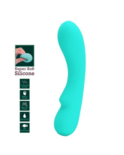 Stimulateur Prostatique Vibrant Matt 15 x 4cm Turquoise sextoys et accessoires sur La Boutique du Hard