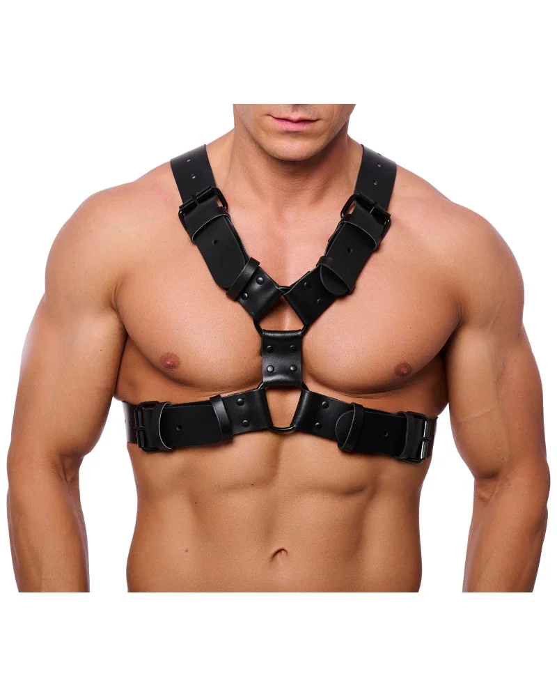 Harnais en cuir Right Noir sextoys et accessoires sur La Boutique du Hard