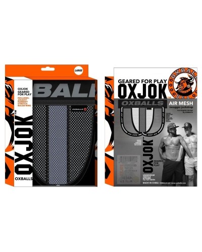 Jockstrap Oxjok Airmesh Noir sextoys et accessoires sur La Boutique du Hard