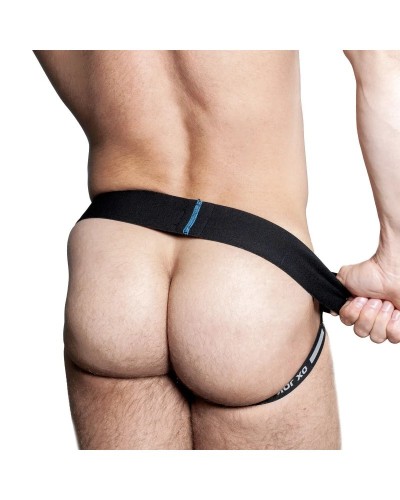 Jockstrap Oxjok Airmesh Bleu sextoys et accessoires sur La Boutique du Hard