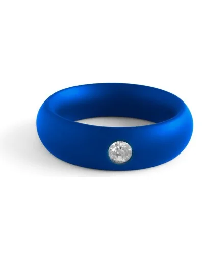 Cockring en métal Donut Strass Bleu sextoys et accessoires sur La Boutique du Hard