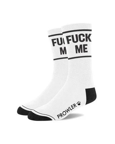 Chaussettes Fuck Me Blanches sextoys et accessoires sur La Boutique du Hard