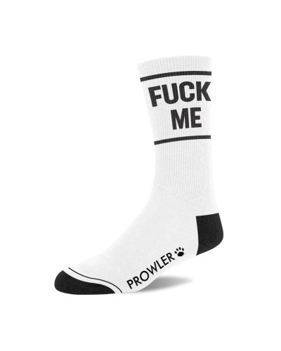 Chaussettes Fuck Me Blanches sextoys et accessoires sur La Boutique du Hard