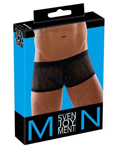 Boxer avec boutons Tunio Noir sextoys et accessoires sur La Boutique du Hard