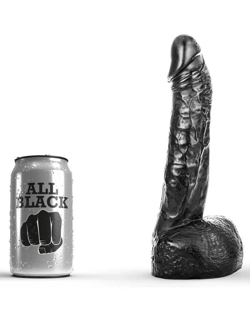 Gode AB11 Karl All Black 16 x 4.5cm sextoys et accessoires sur La Boutique du Hard