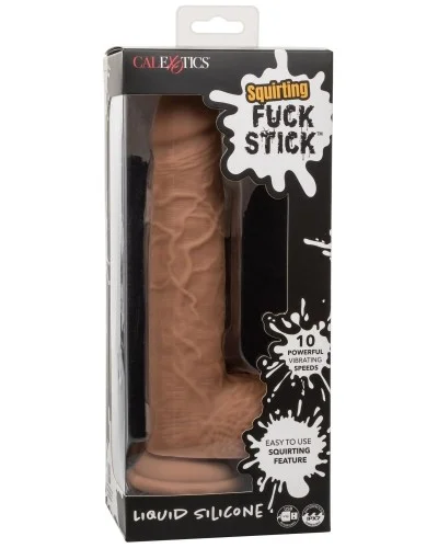 Gode Éjaculateur Vibrant Fuck Squirting 17 x 4.2cm Marron sextoys et accessoires sur La Boutique du Hard