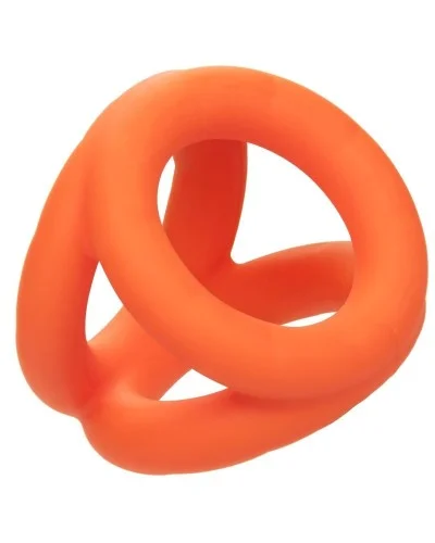 Ballstretcher en silicone Alpha Tri-Ring 38 mm Orange sextoys et accessoires sur La Boutique du Hard