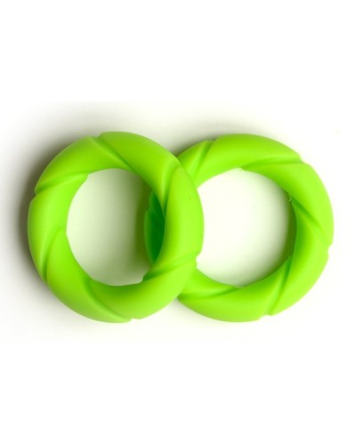 Lot de 2 Cokrings Ready Rings Verts sextoys et accessoires sur La Boutique du Hard