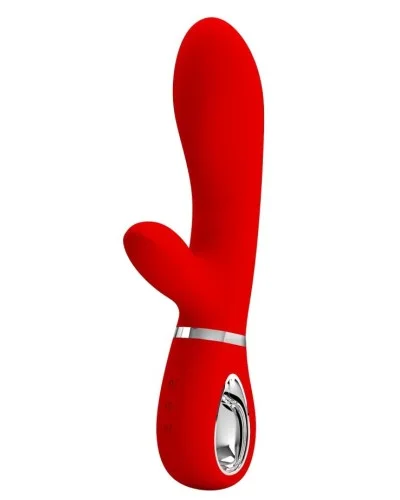 Vibro Rabbit Thomas 11 x 3.8cm Rouge sextoys et accessoires sur La Boutique du Hard